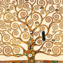 Malen nach Zahlen mit den goldenen Spiralen des Lebensbaums von Klimt