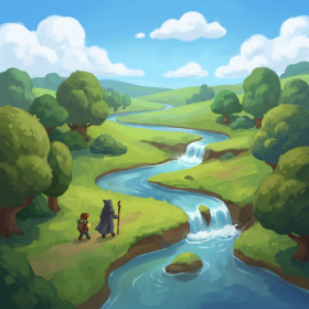 Malen nach Zahlen Fantasy-Abenteuer