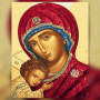 Malen nach Zahlen: Jungfrau Maria und Jesuskind, byzantinische Ikone