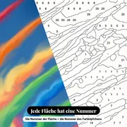Malen nach Zahlen drei Kampfflugzeuge am Himmel – Nahaufnahme der nummerierten Leinwand